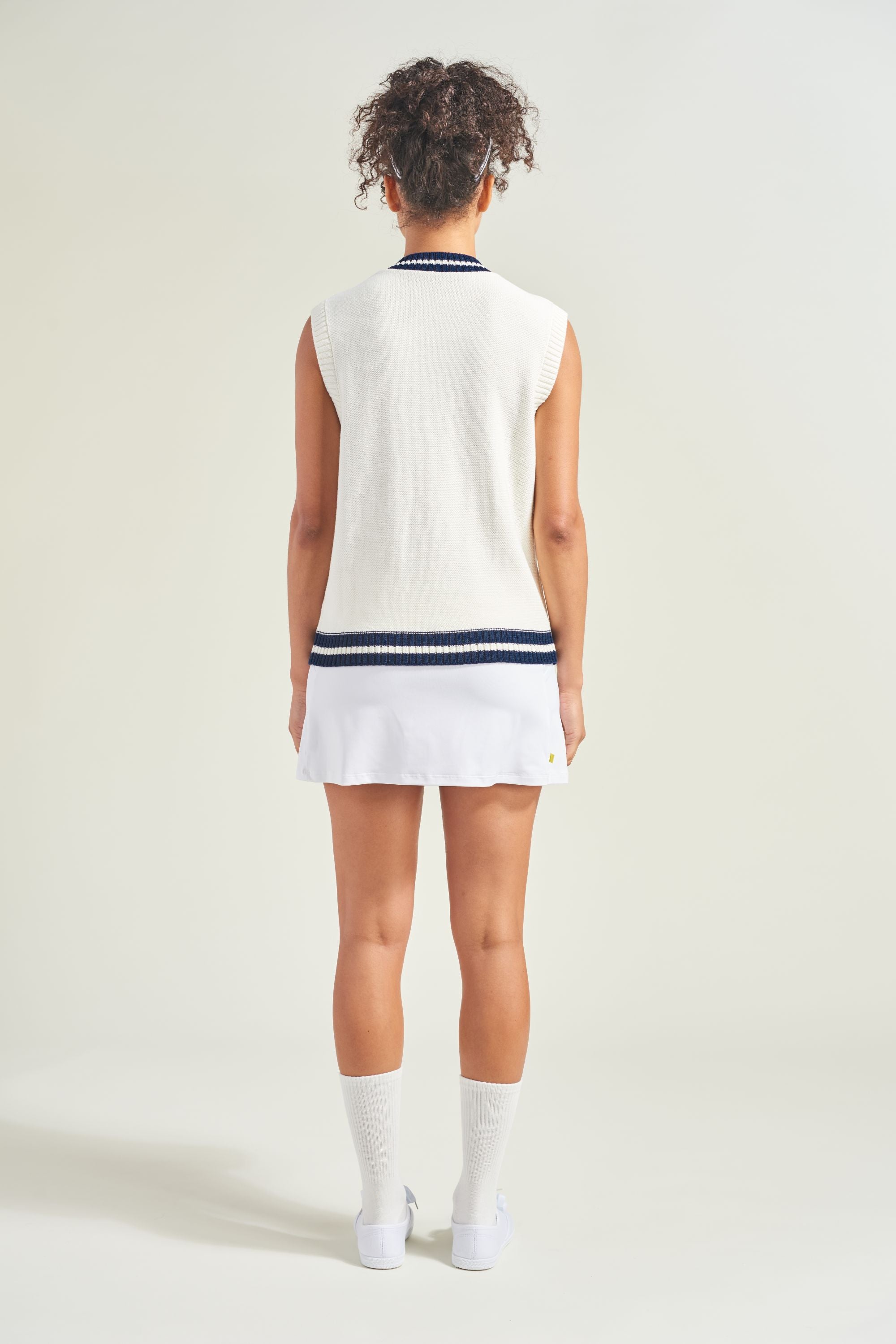 Court Cable Knit Vest