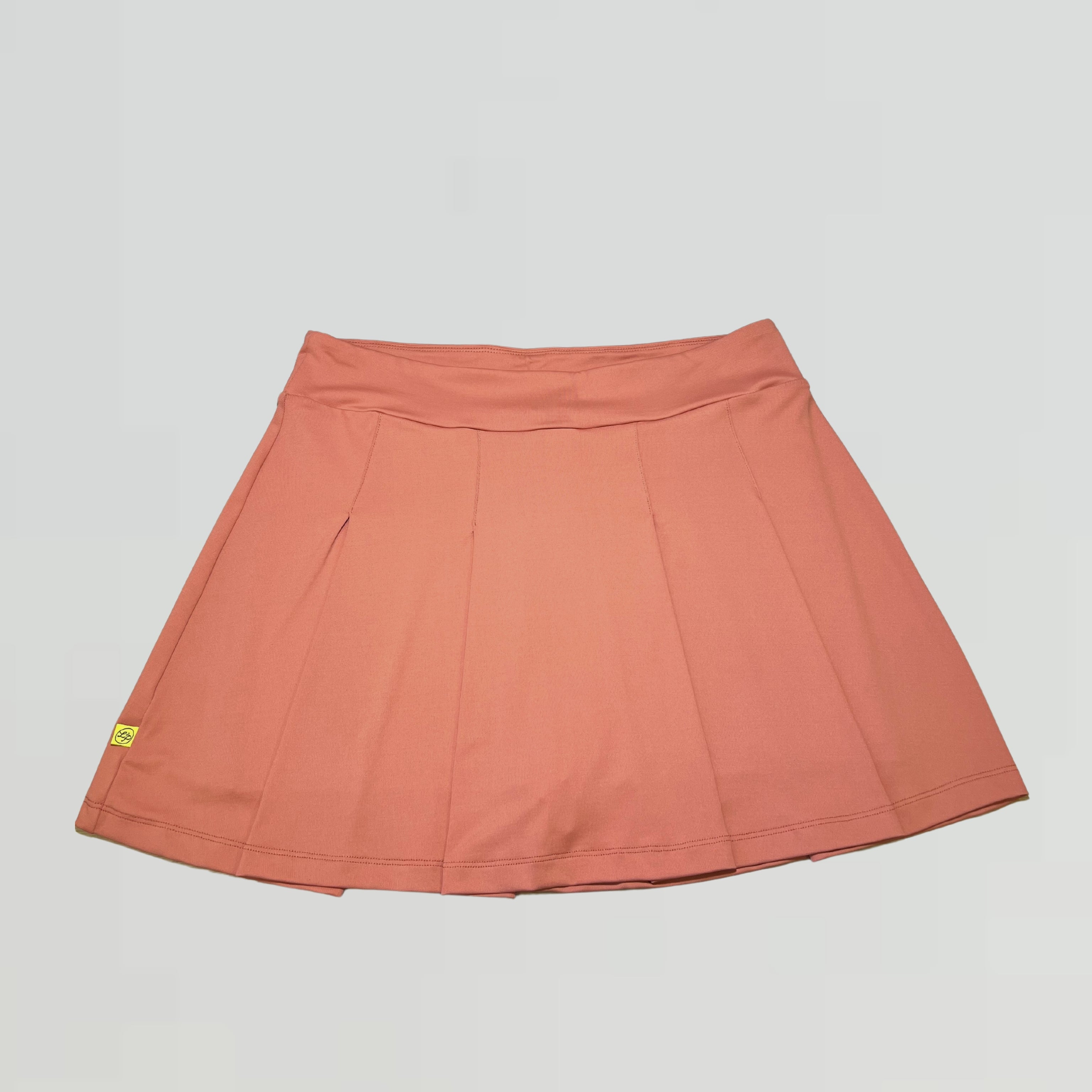 Pleated tennis skort for women