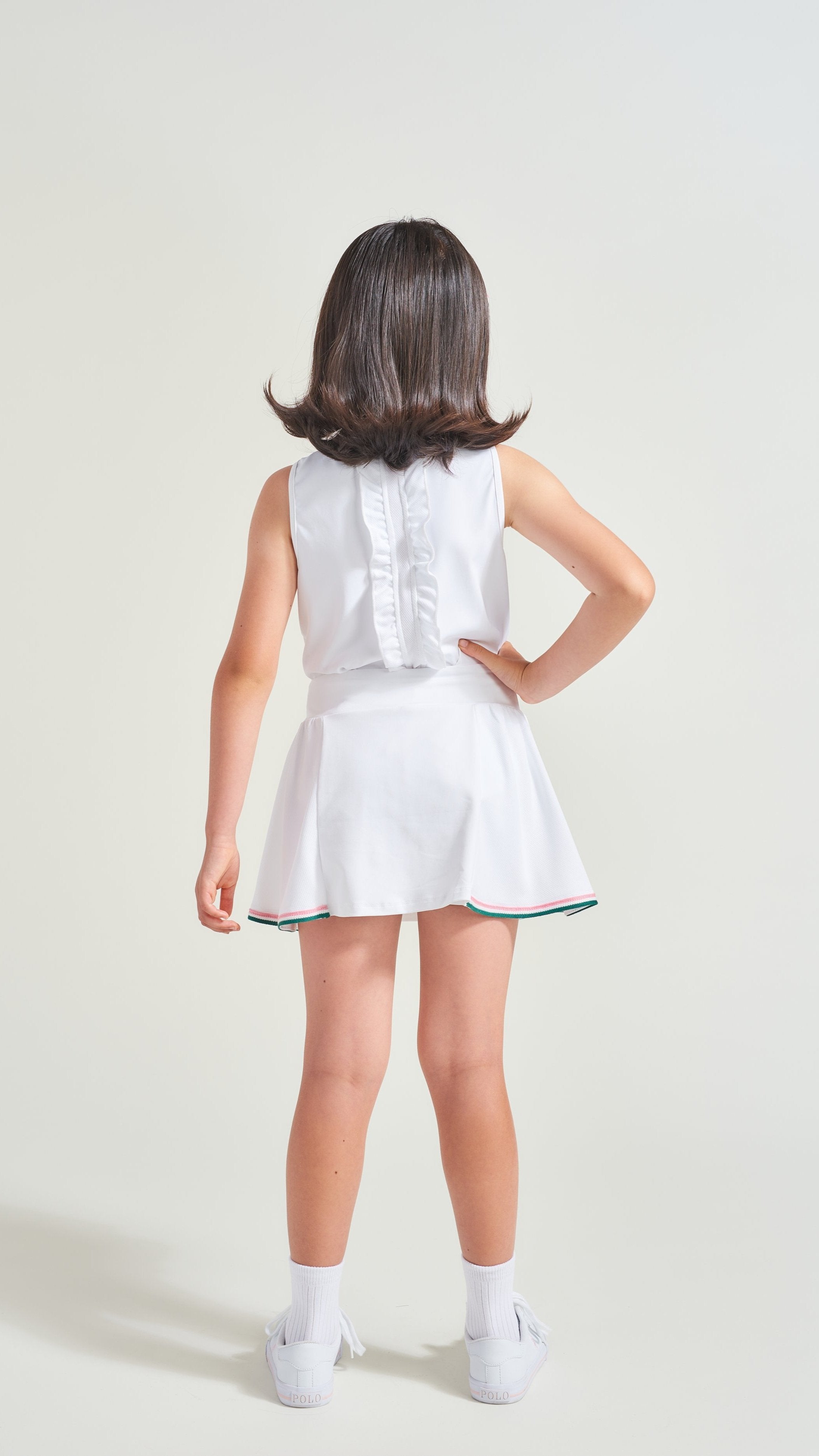 Girls' Baseline Side Ruffle Skort