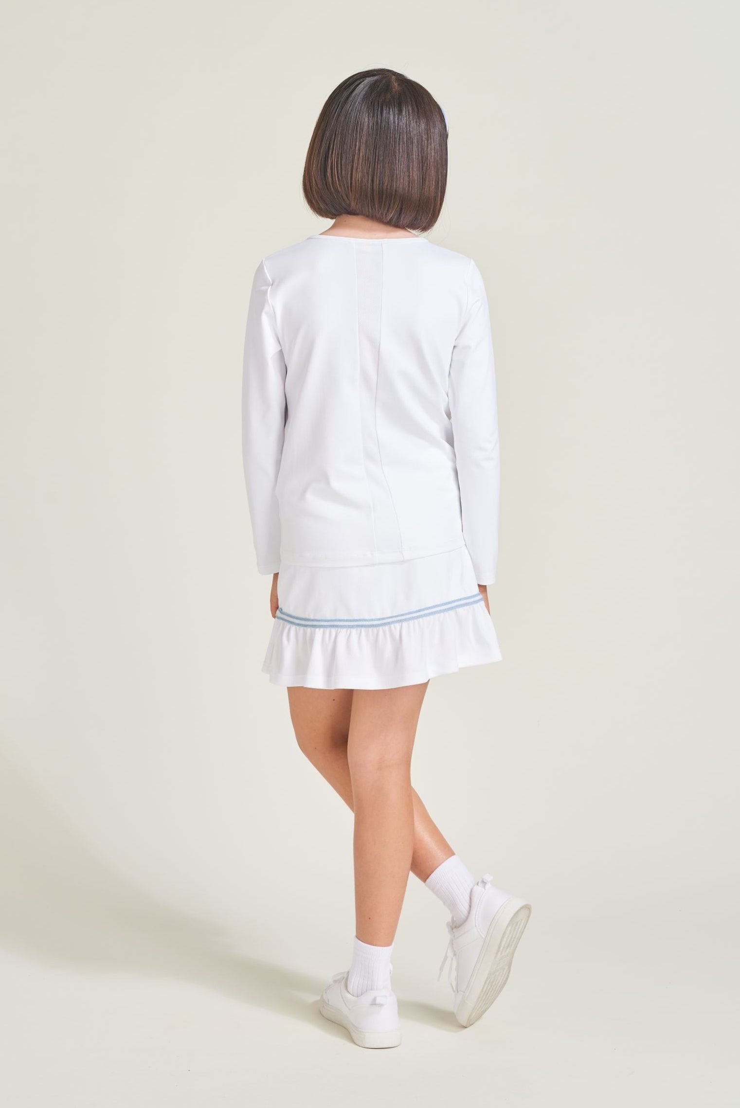 Unisex Kids' Backstripe Long Sleeve T